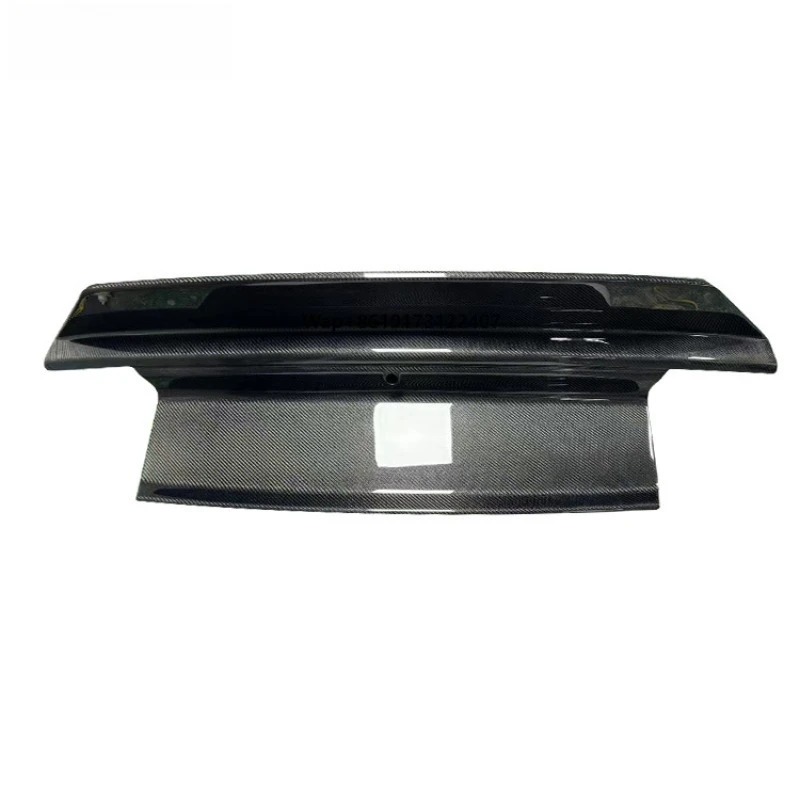 Resistant to Yellow and Foggy Carbon Fiber Mustang Trunk Boot Lid with Ducktail Spoiler 2015-2023